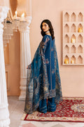 Ramsha | Shehnai Collection | SS-107 S Cobalt Blue Raw Silk