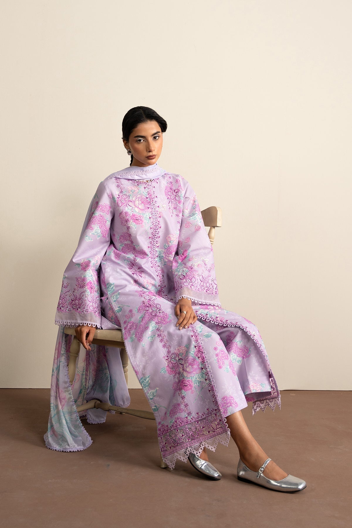 Ayzel | The Bare Minimum | MOONFLOWER L Lilac Lawn