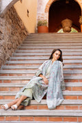 Afrozeh | Damask The Holiday Edit 25 | Rosheen A XL Off White Lawn
