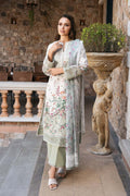 Afrozeh | Damask The Holiday Edit 25 | Rosheen A XS Off White Lawn