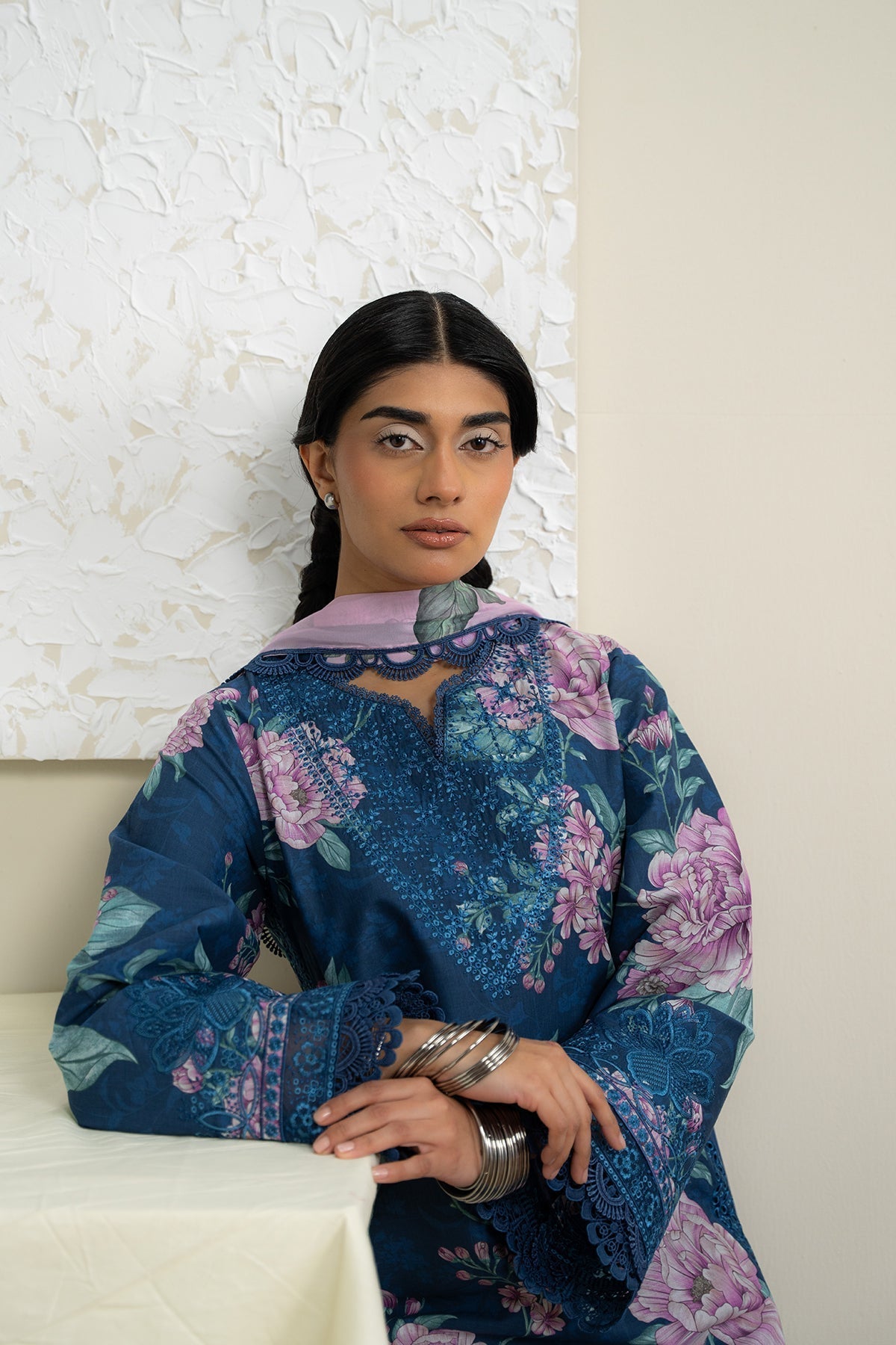 Ayzel | The Bare Minimum | LUSHPETAL M Cobalt Blue Lawn