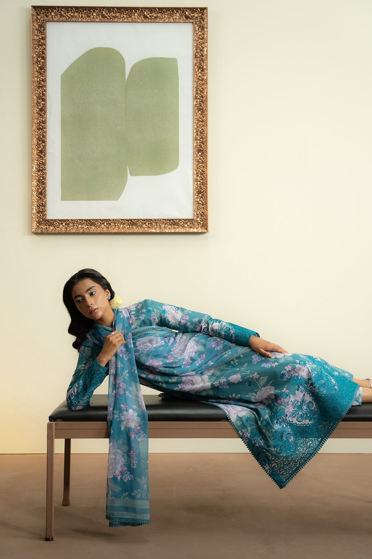 Ayzel | The Bare Minimum | ROSELLA M Teal Lawn
