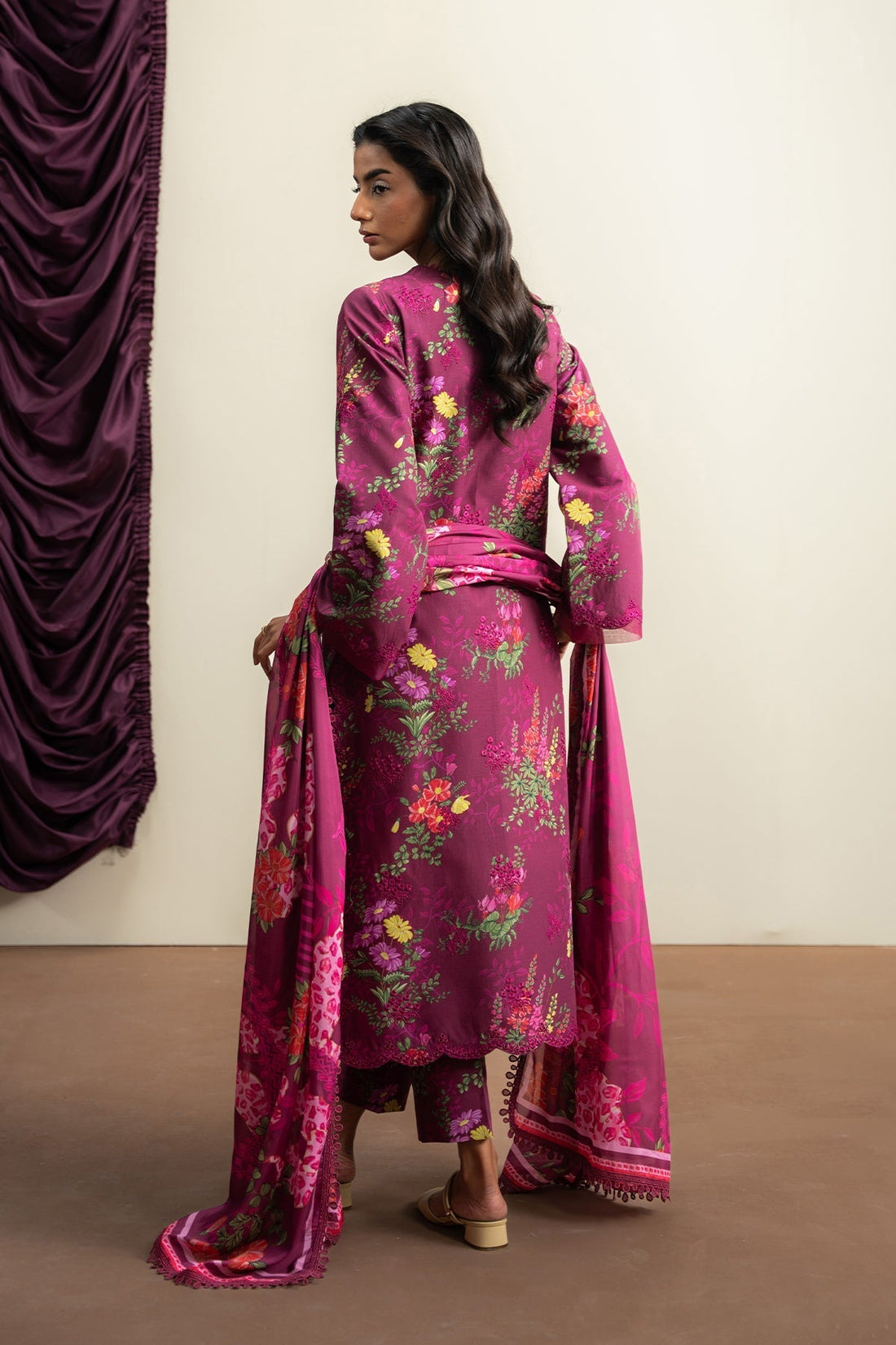 Ayzel | The Bare Minimum | DEWPETAL XS Magenta Lawn
