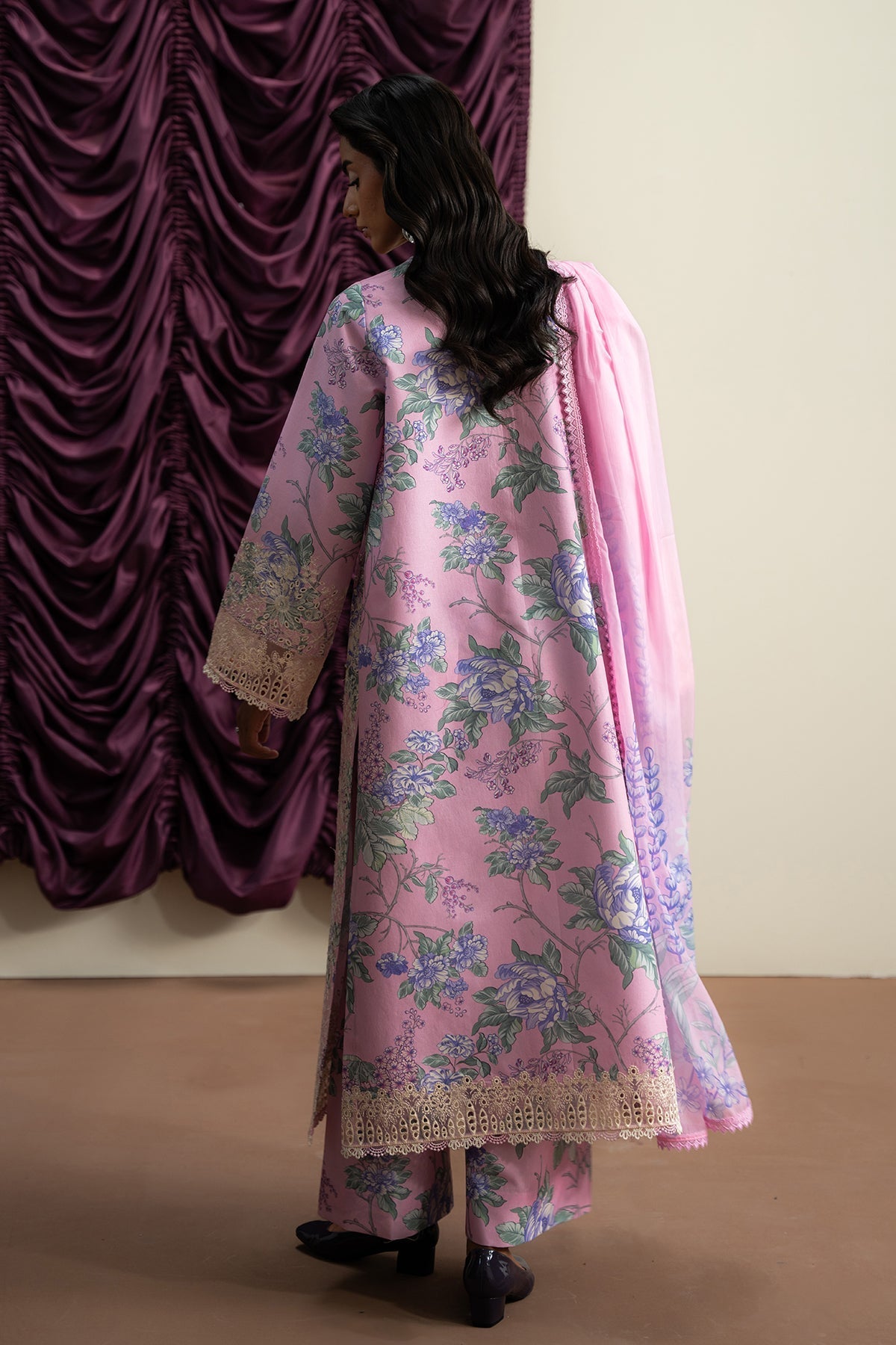 Ayzel | The Bare Minimum | SKYFLORA S Rose Pink Lawn