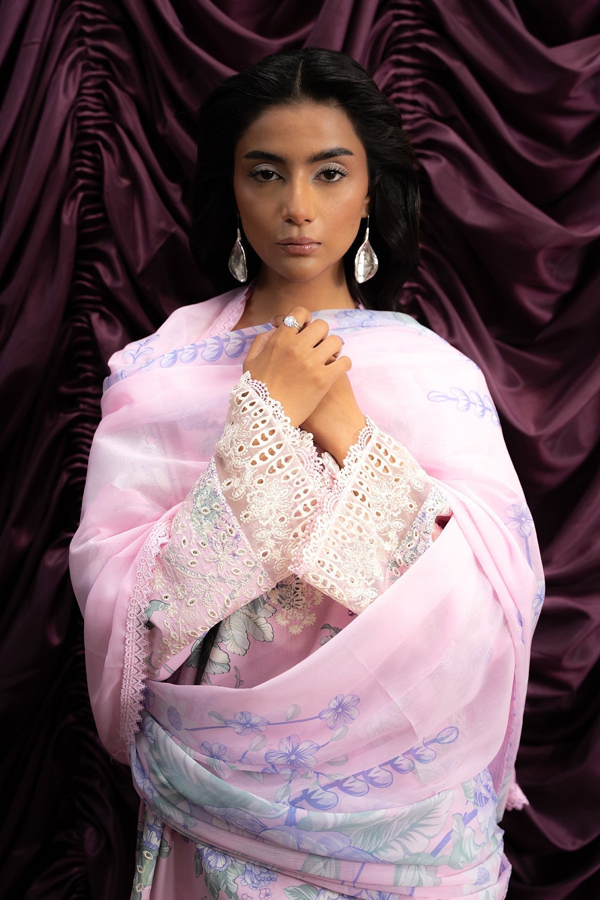 Ayzel | The Bare Minimum | SKYFLORA M Rose Pink Lawn