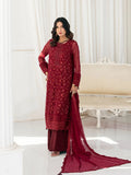Salitex | Signature Festive Chiffon | SUNS7CH026UT XL Deep Red Chiffon