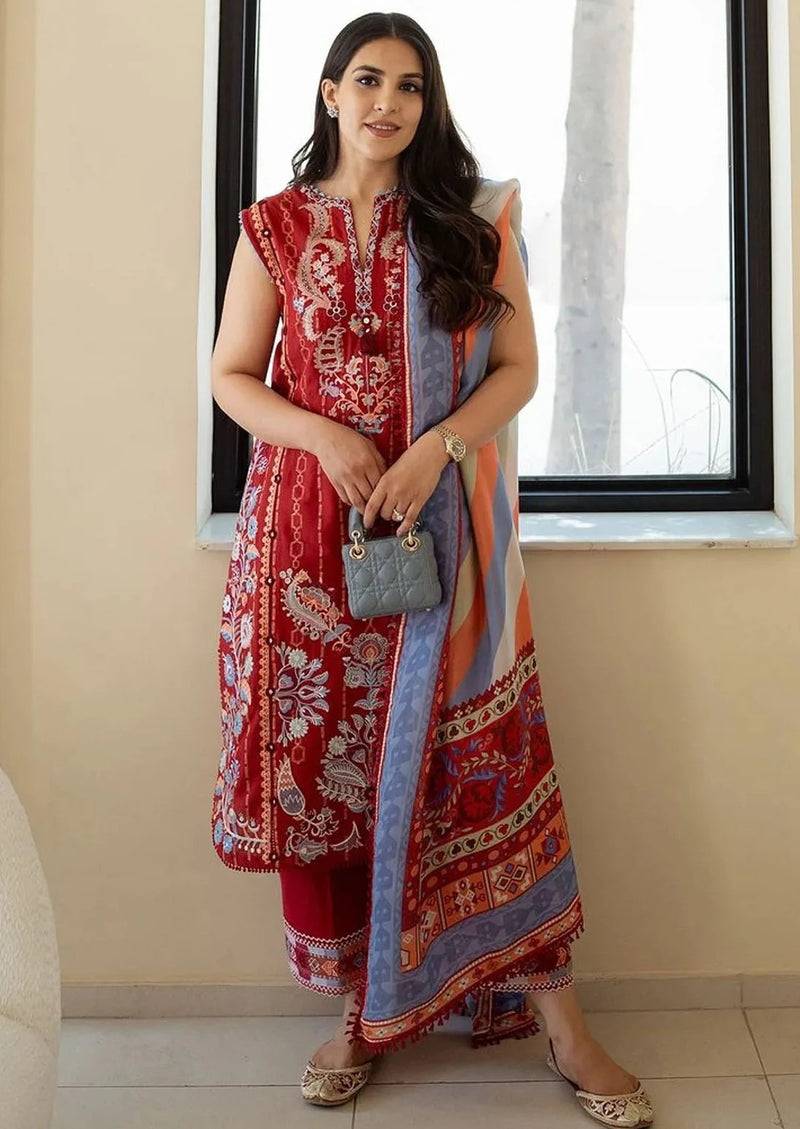 Sadaf Fawad Khan | Lawn 24 | Suzani (B) - Pakistani Designer Dress - by Sadaf Fawad Khan | Type: Luxury - 100% Original at Saira Sultan