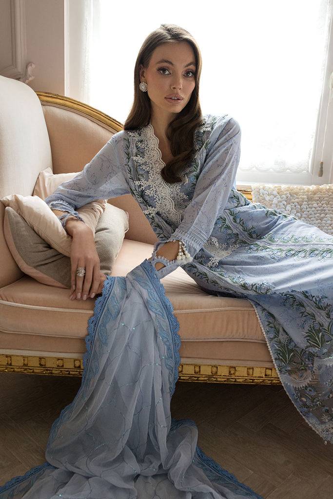 Sobia Nazir | Luxury Lawn 24 | DESIGN 13A - Pakistani Designer Dress - by Sobia Nazir | Type: Luxury - 100% Original at Saira Sultan