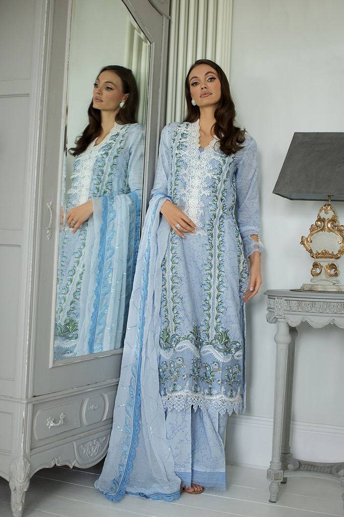 Sobia Nazir | Luxury Lawn 24 | DESIGN 13A - Pakistani Designer Dress - by Sobia Nazir | Type: Luxury - 100% Original at Saira Sultan