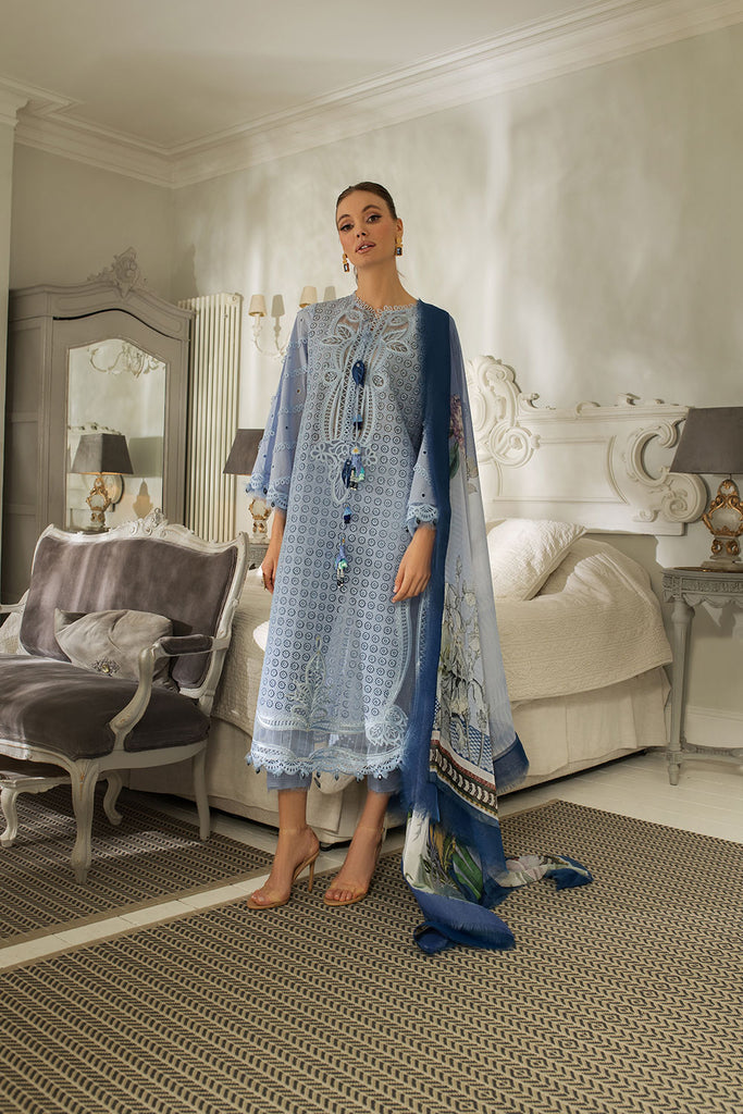 Sobia Nazir | Luxury Lawn 24 | DESIGN 5A -  Sobia Nazir Luxury -  Saira Sultan