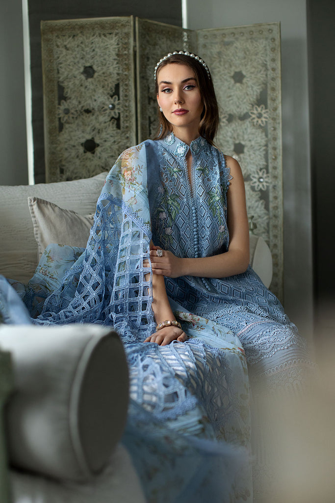 Sobia Nazir | Luxury Lawn 24 | DESIGN 6A -  Sobia Nazir Luxury -  Saira Sultan
