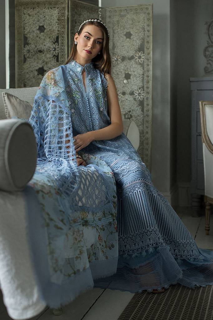 Sobia Nazir | Luxury Lawn 24 | DESIGN 6A - Pakistani Designer Dress - by Sobia Nazir | Type: Luxury - 100% Original at Saira Sultan