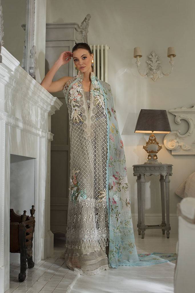 Sobia Nazir | Luxury Lawn 24 | DESIGN 7A - Pakistani Designer Dress - by Sobia Nazir | Type: Luxury - 100% Original at Saira Sultan