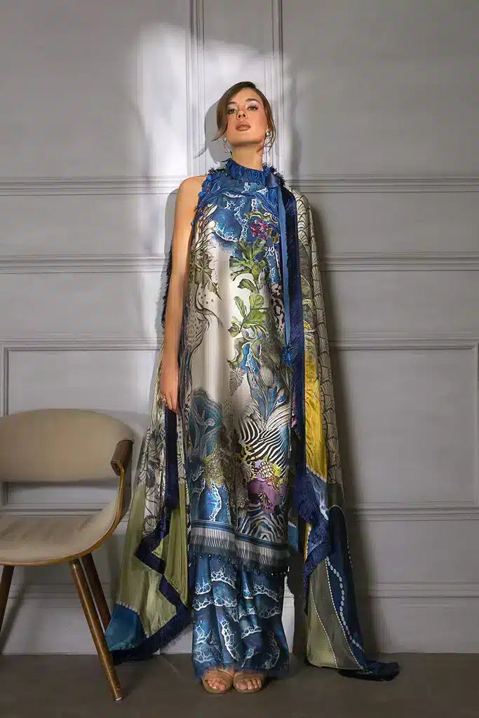 Sobia Nazir | Silk Collection 23 | 09 - Pakistani Designer Dress - by Sobia Nazir | Type: Luxury - 100% Original at Saira Sultan