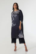 Sana Safinaz | Silk Tunics | SS24STP159 XS Multicolor Poly Satin