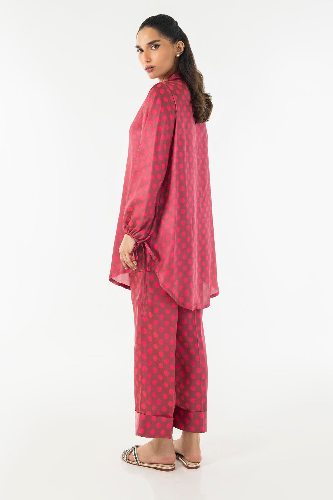 Sana Safinaz | Silk Tunics | SS24STP174P2T S Multicolor Poly Satin