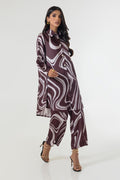 Sana Safinaz | Silk Tunics | SS24STP175P2T L Multicolor Poly Satin
