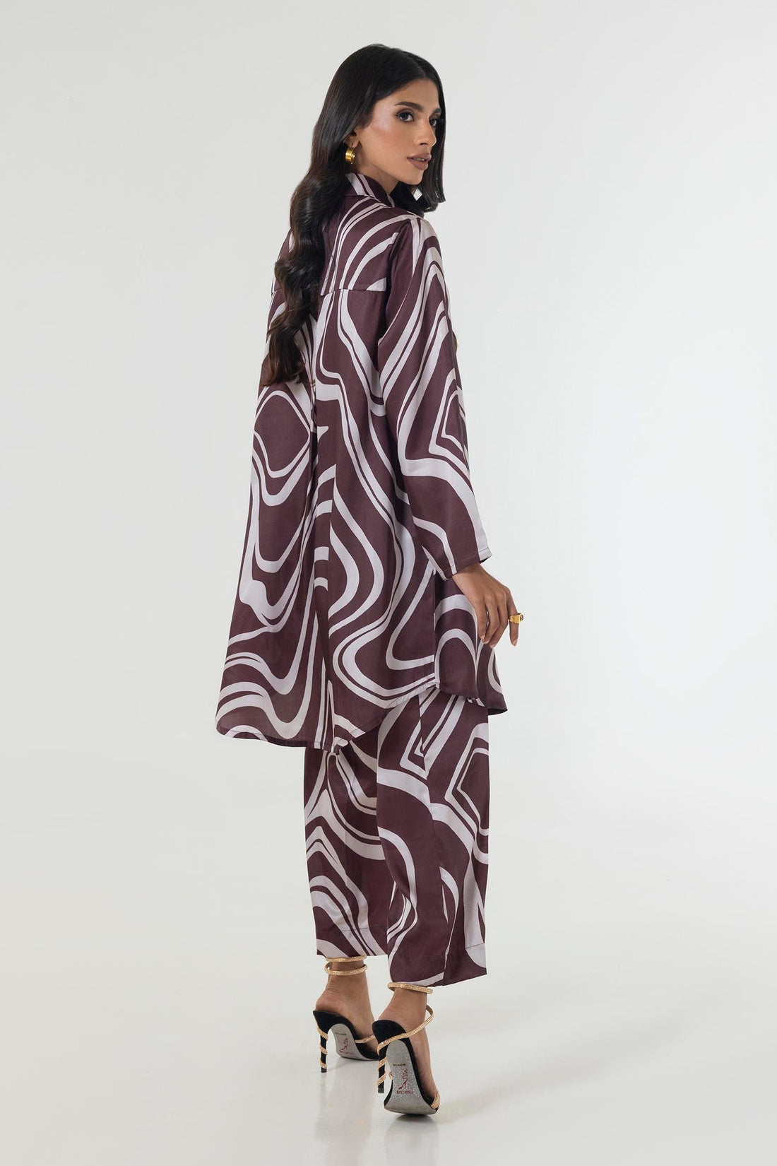 Sana Safinaz | Silk Tunics | SS24STP175P2T S Multicolor Poly Satin