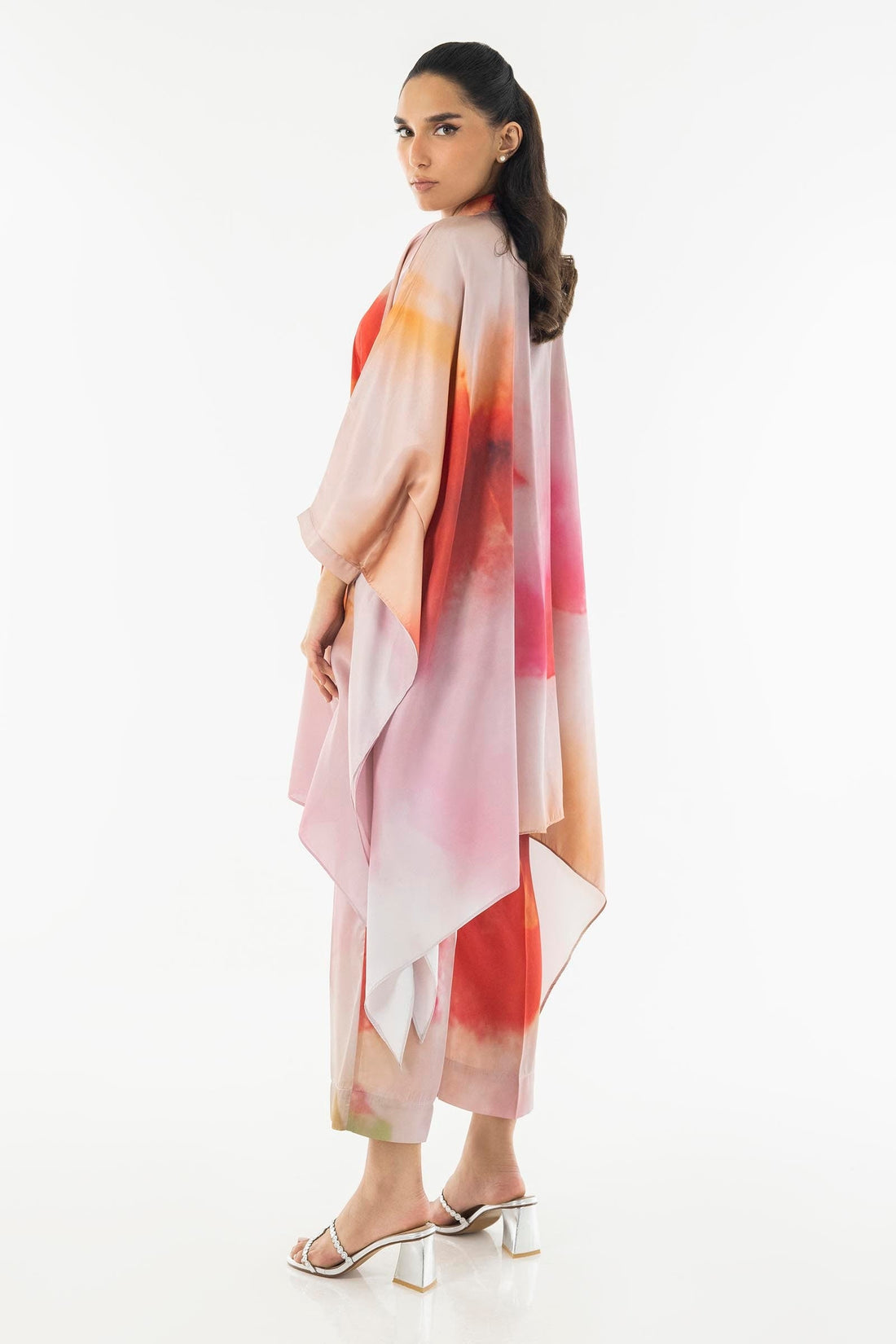 Sana Safinaz | Silk Tunics | SS24STP178P2T S Multicolor Poly Satin