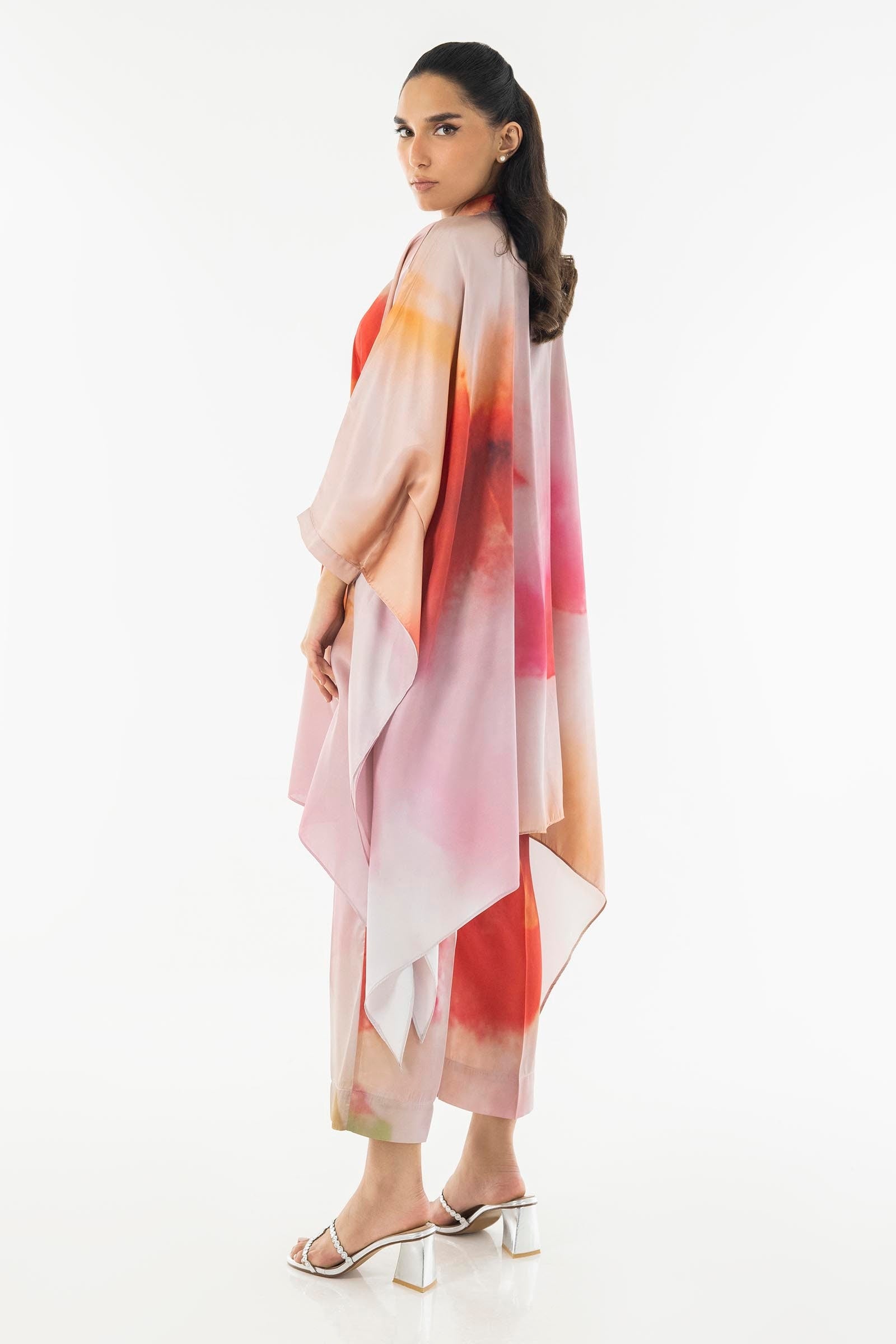 Sana Safinaz | Silk Tunics | SS24STP178P2T M Multicolor Poly Satin