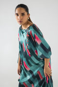 Sana Safinaz | Silk Tunics | SS24STP180 M Multicolor Poly Satin