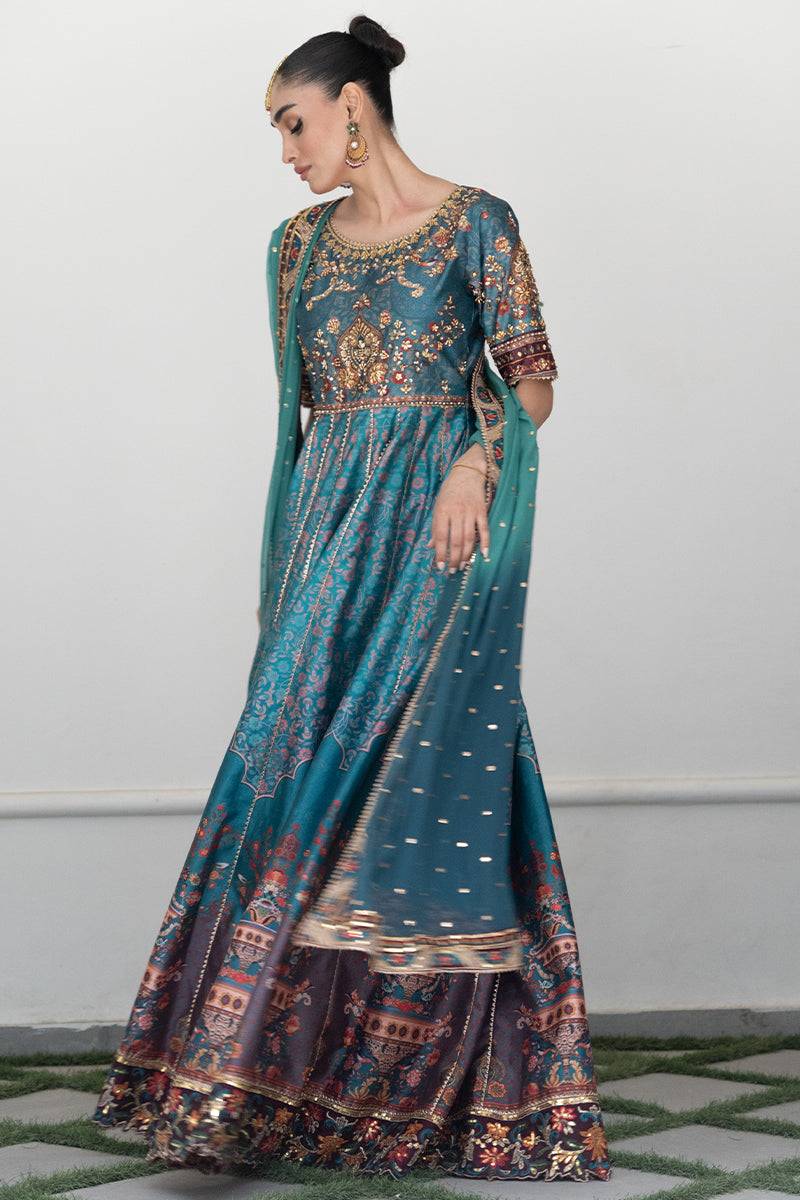 Mina Hassan | Formal Dholki Collection | Lyla - Pakistani Designer Dress - by Mina Hassan | Type: Ladies Clothes - 100% Original at Saira Sultan