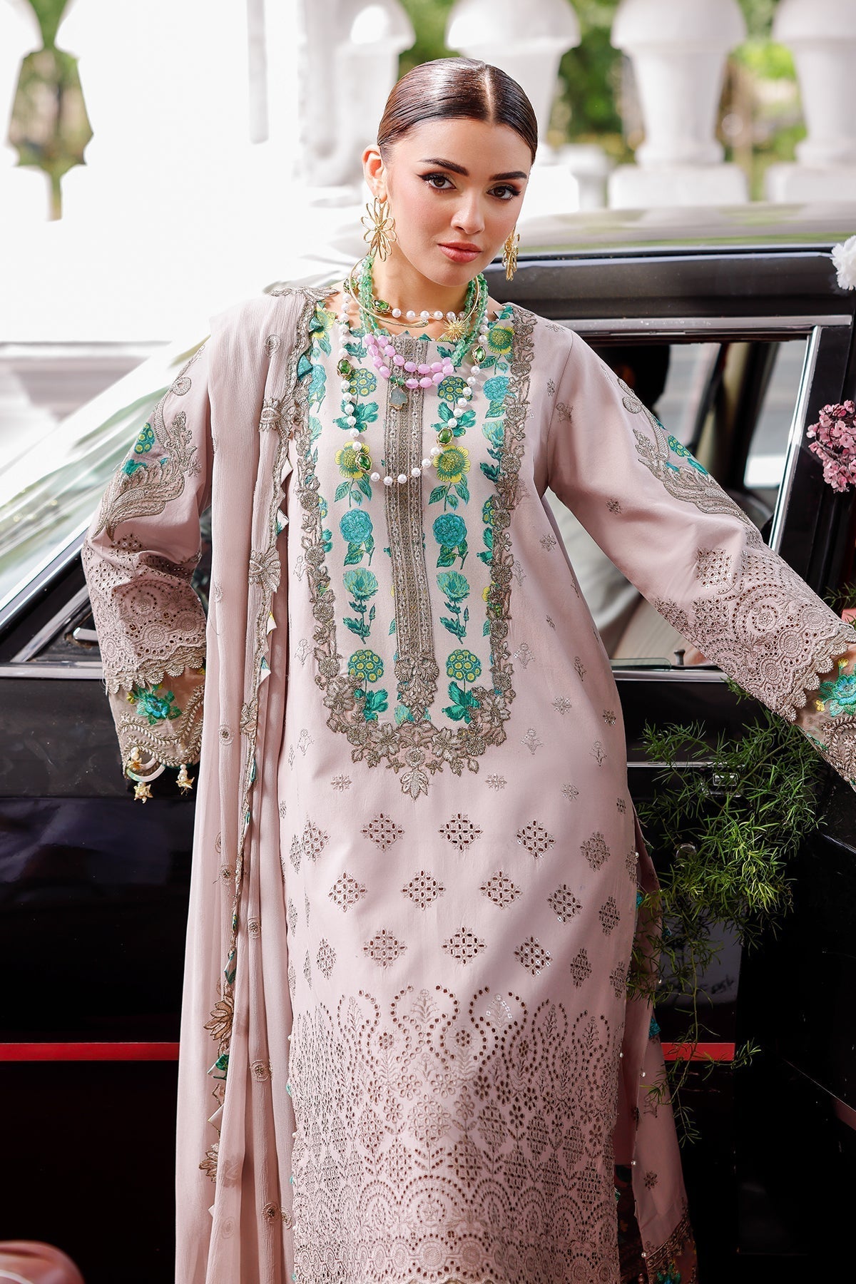 Charizma | Naranji Lawn 25 | CT5-16 XL Pastel Gray Lawn