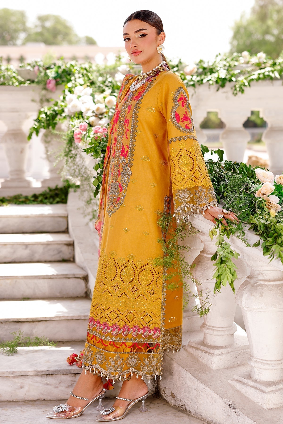 Charizma | Naranji Lawn 25 | CT5-13 M Mustard Yellow Lawn