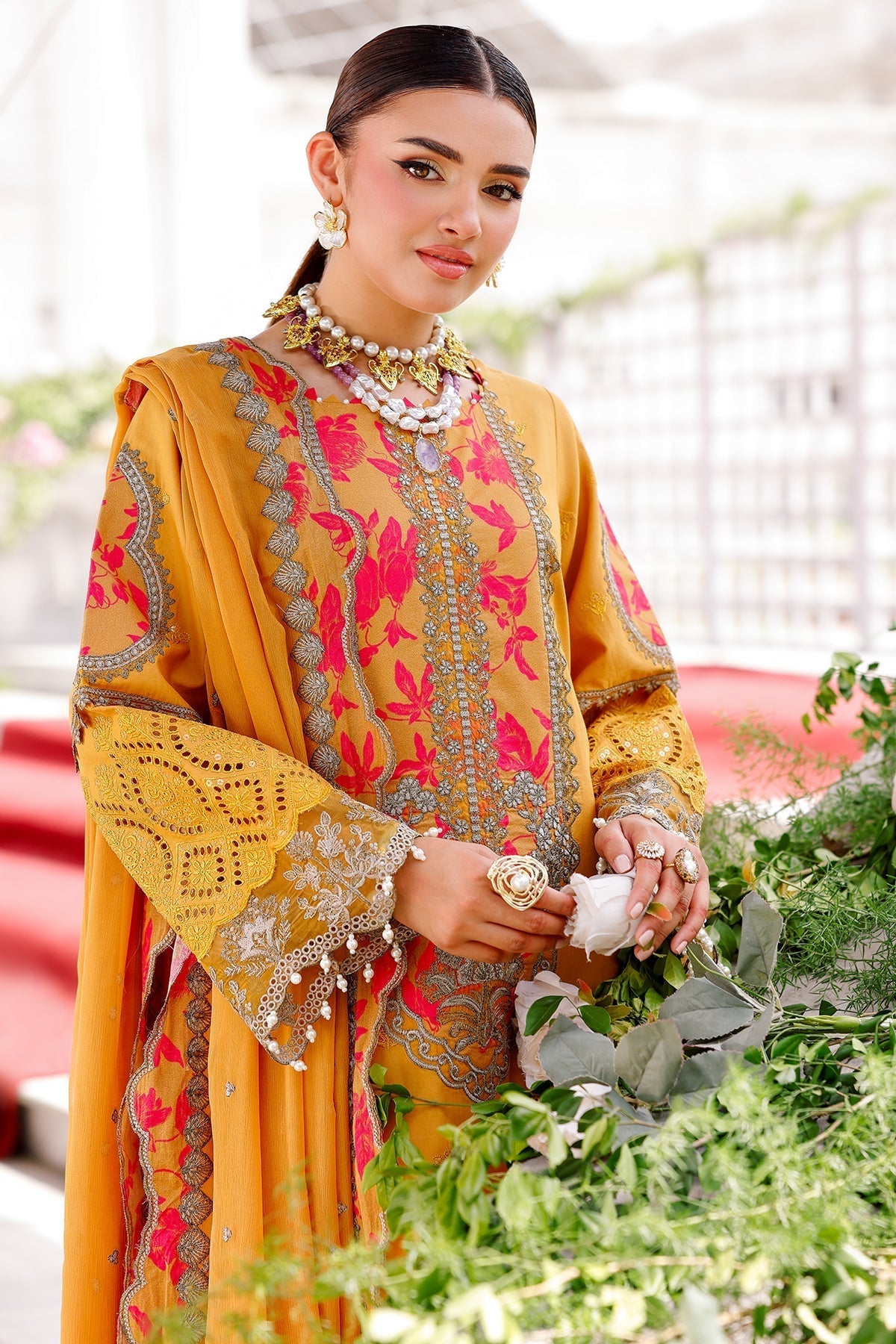 Charizma | Naranji Lawn 25 | CT5-13 L Mustard Yellow Lawn