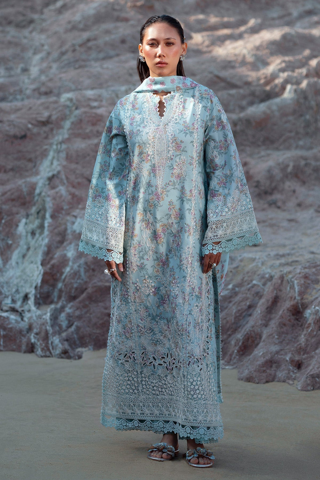 Afrozeh | Summer Together 25 | Aquamarine XS Aqua Lawn