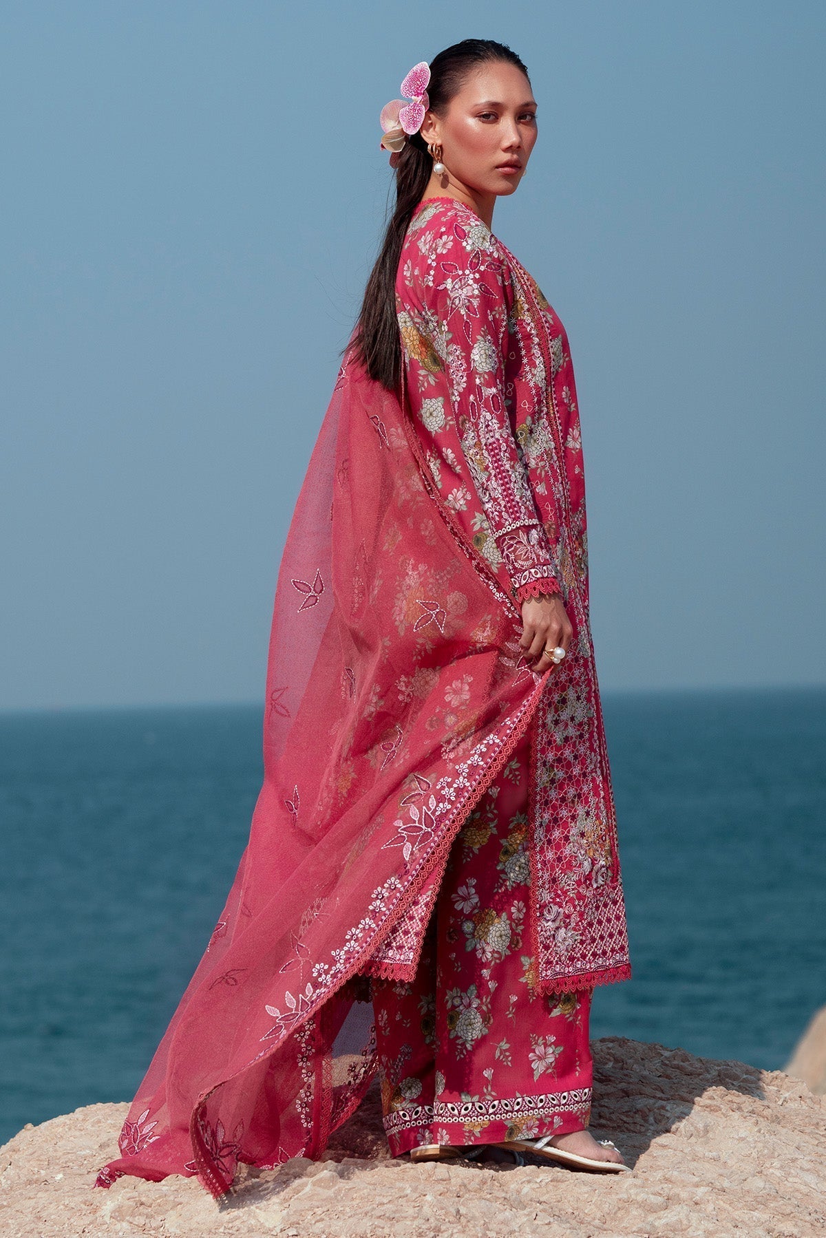 Afrozeh | Summer Together 25 | Pink Ruby L Red Lawn