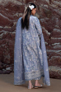 Afrozeh | Summer Together 25 | Moonlight S Dusty Blue Lawn