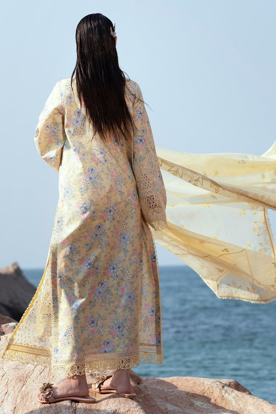 Afrozeh | Summer Together 25 | Baroque XS Beige Lawn