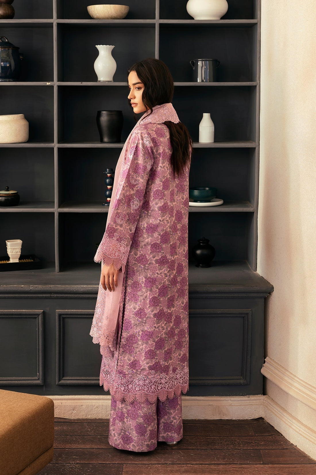 Afrozeh | Day Break | Rain Warmed XS Lilac Gray Lawn