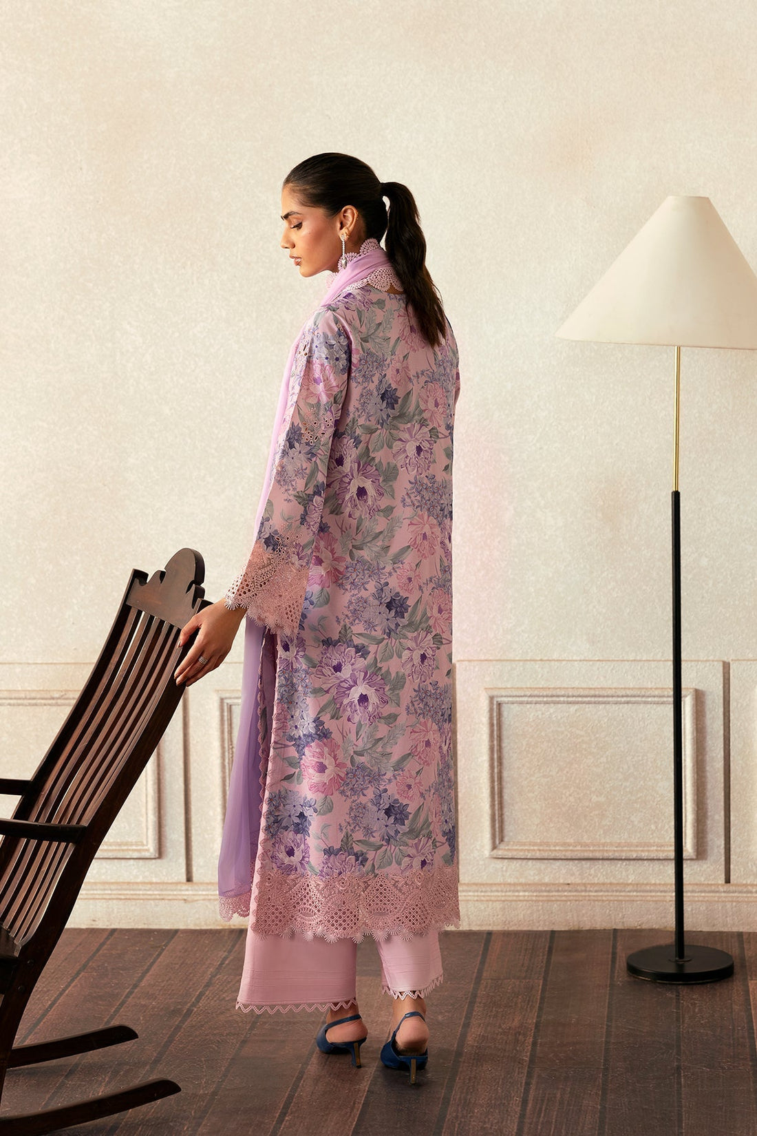 Afrozeh | Day Break | Cloud Kissed XS Lilac Lawn