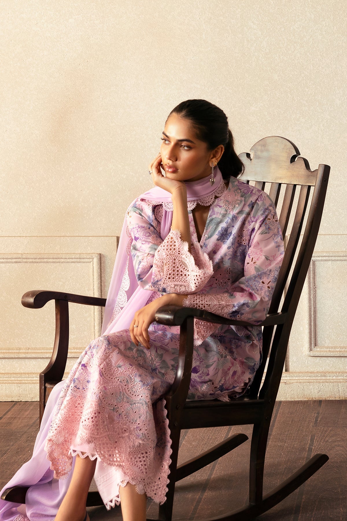 Afrozeh | Day Break | Cloud Kissed L Lilac Lawn