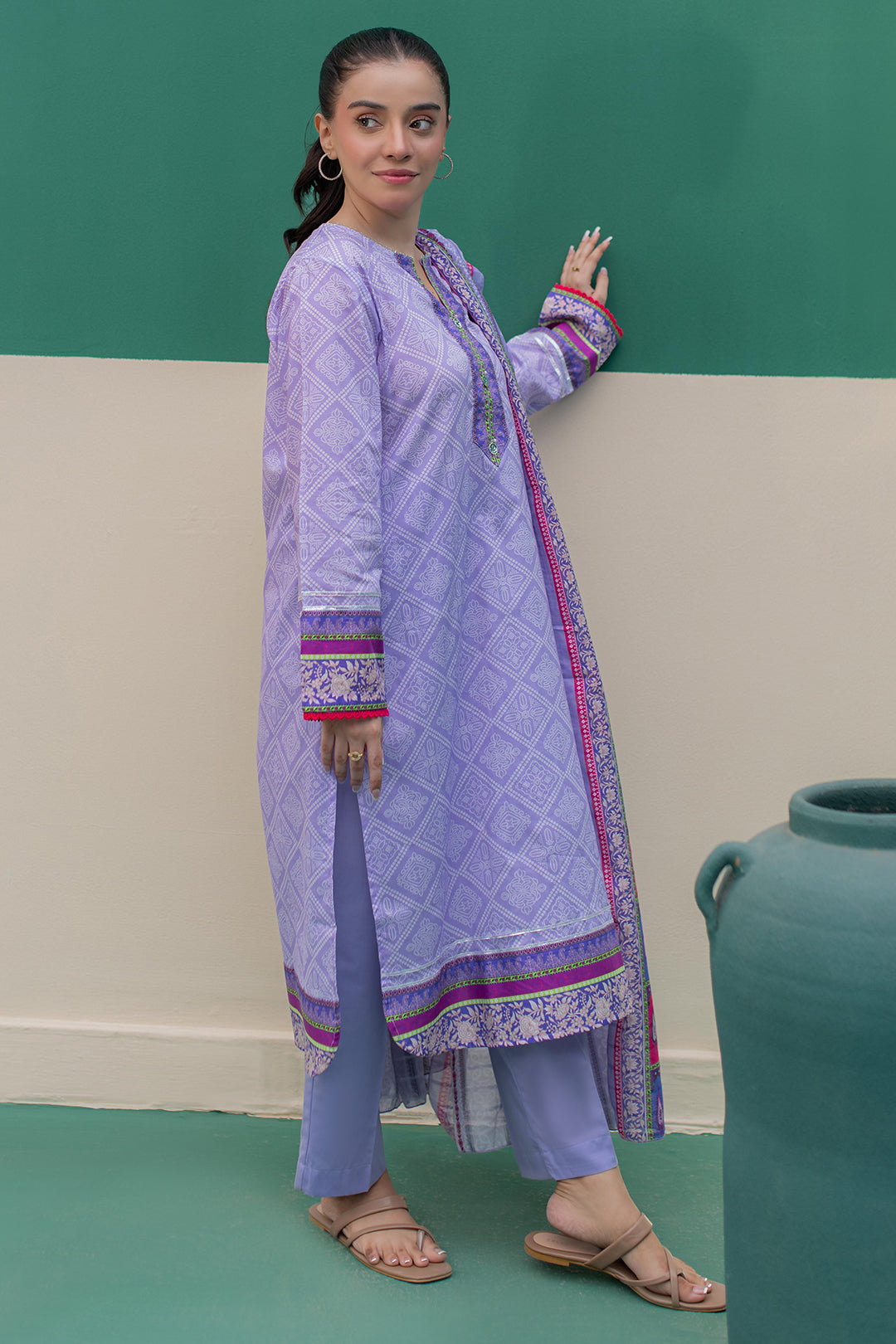Zellbury | Summer Pret | Kurta Dupatta Trouser - 2828