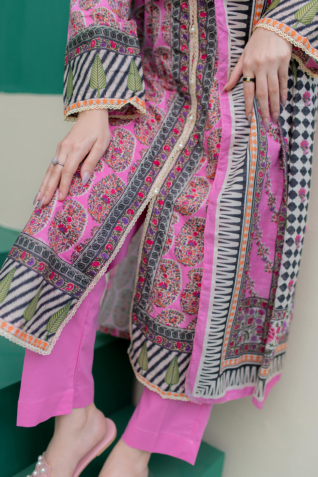 Zellbury | Summer Pret | Kurta Dupatta Trouser - 2830