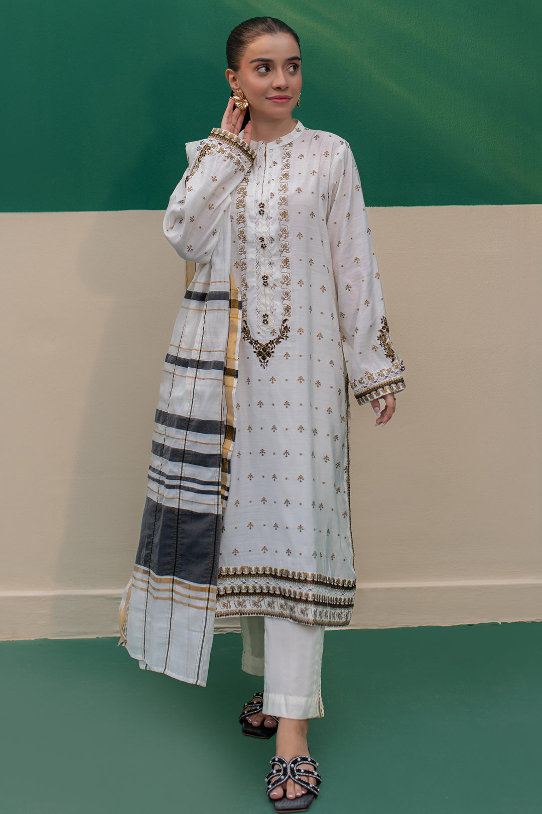 Zellbury | Summer Pret | Embroidered Kurta Dupatta - 1978 XL