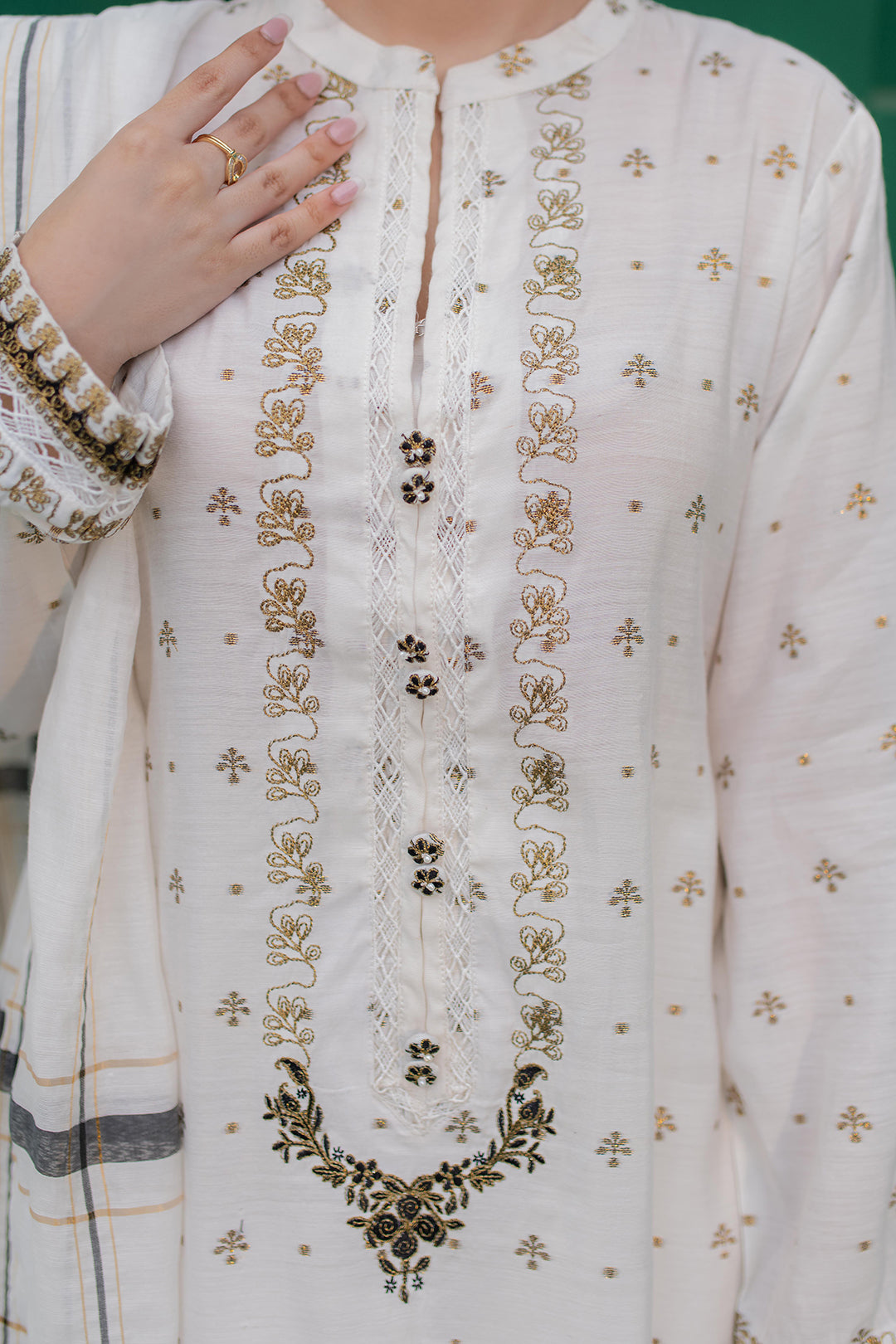 Zellbury | Summer Pret | Embroidered Kurta Dupatta - 1978