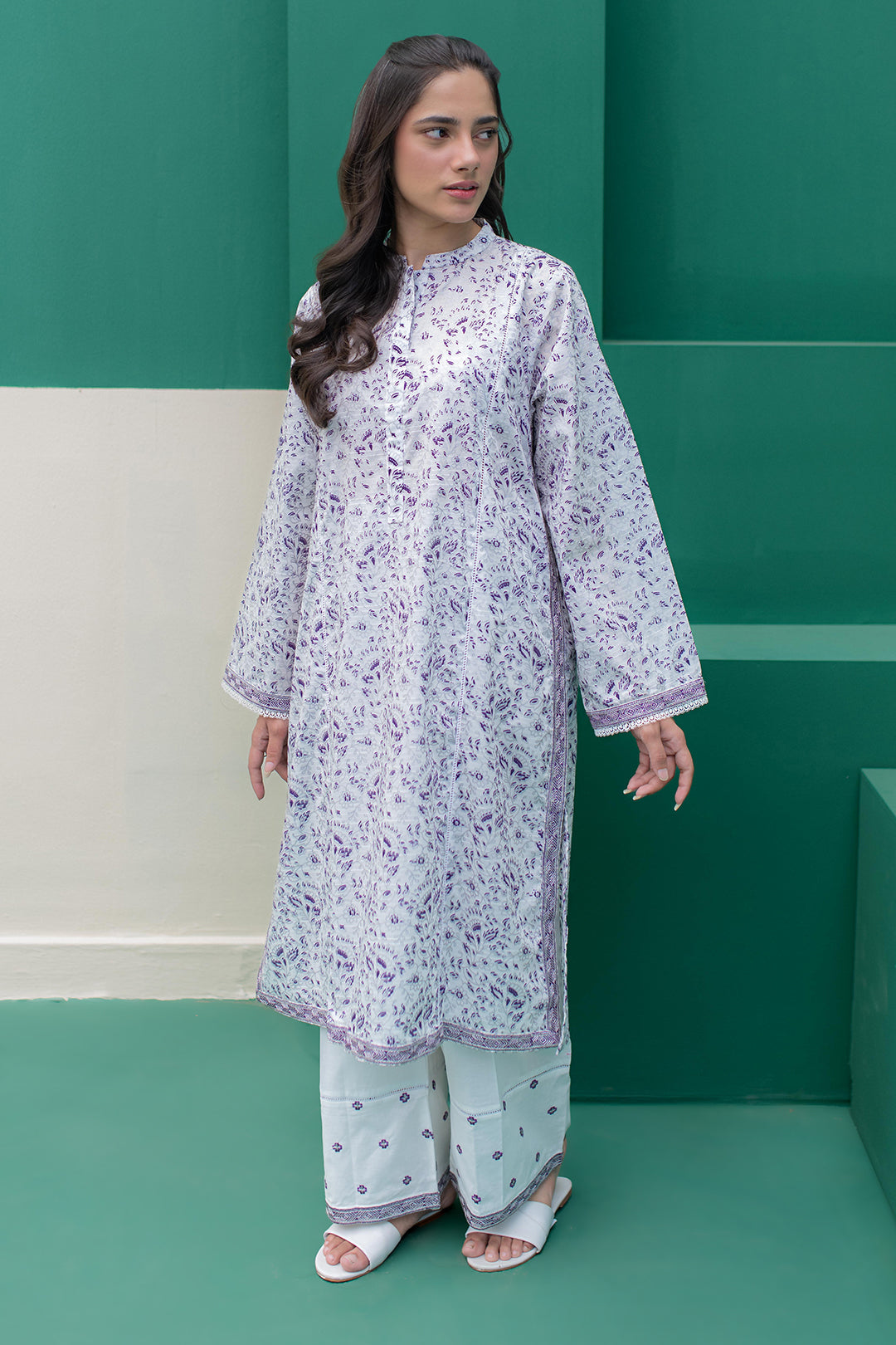 Zellbury | Summer Pret | Embroidered Kurta Trouser - 2116 XL
