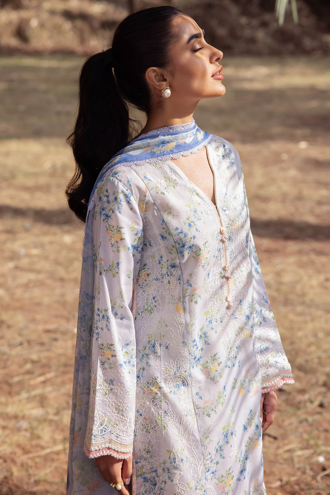 Zaha | Lawn 24 | AYSEL (ZL24-03 B) -  Zaha Luxury -  Saira Sultan