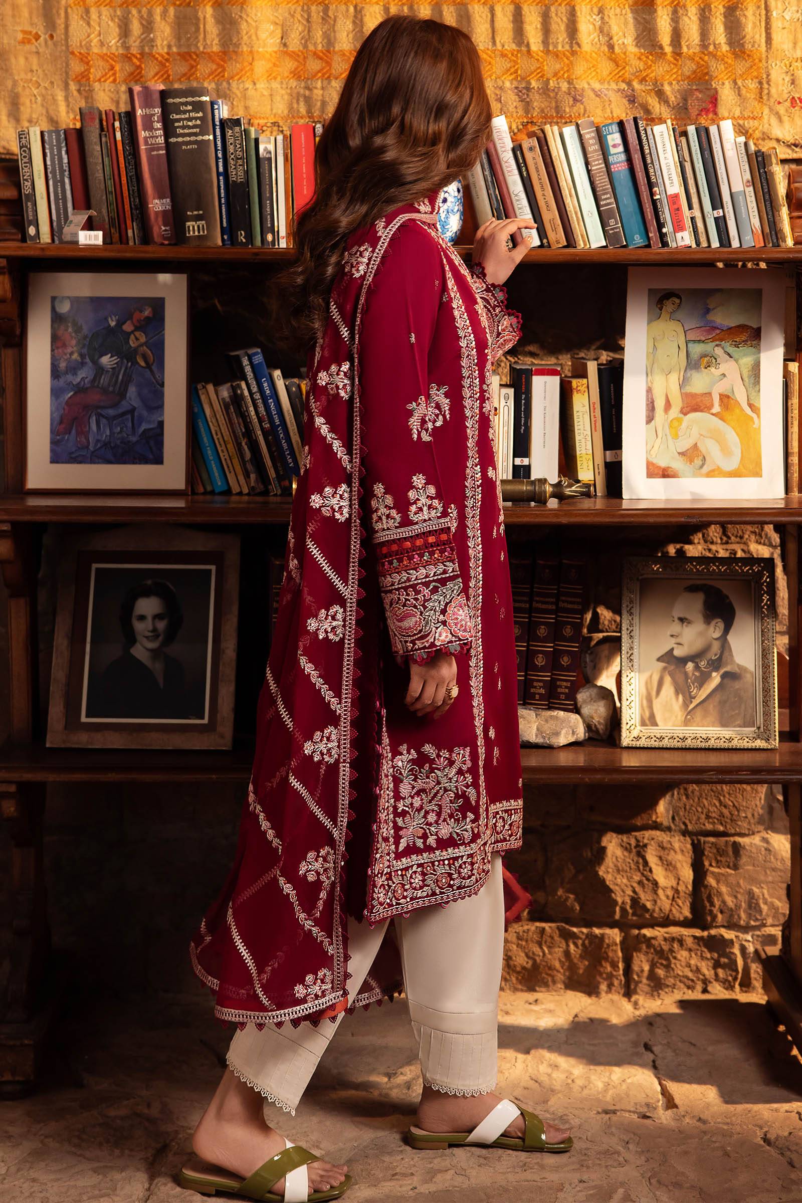 Zaha | Lawn 24 | ZENEL (ZL24-07 B) - Pakistani Designer Dress - by Zaha | Type: Luxury - 100% Original at Saira Sultan