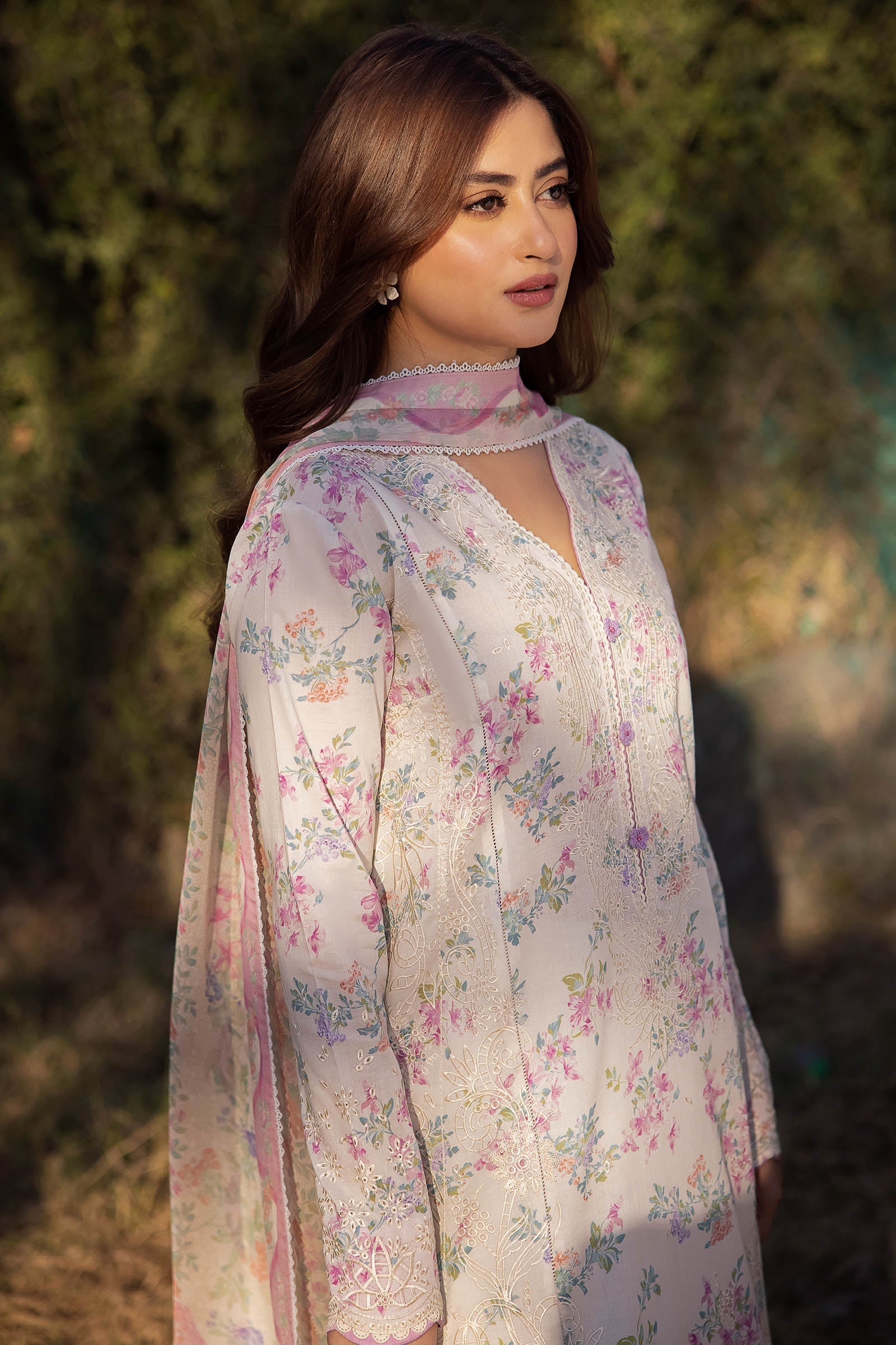 Zaha | Lawn 24 | AYSEL (ZL24-03 A) - Pakistani Designer Dress - by Zaha | Type: Luxury - 100% Original at Saira Sultan
