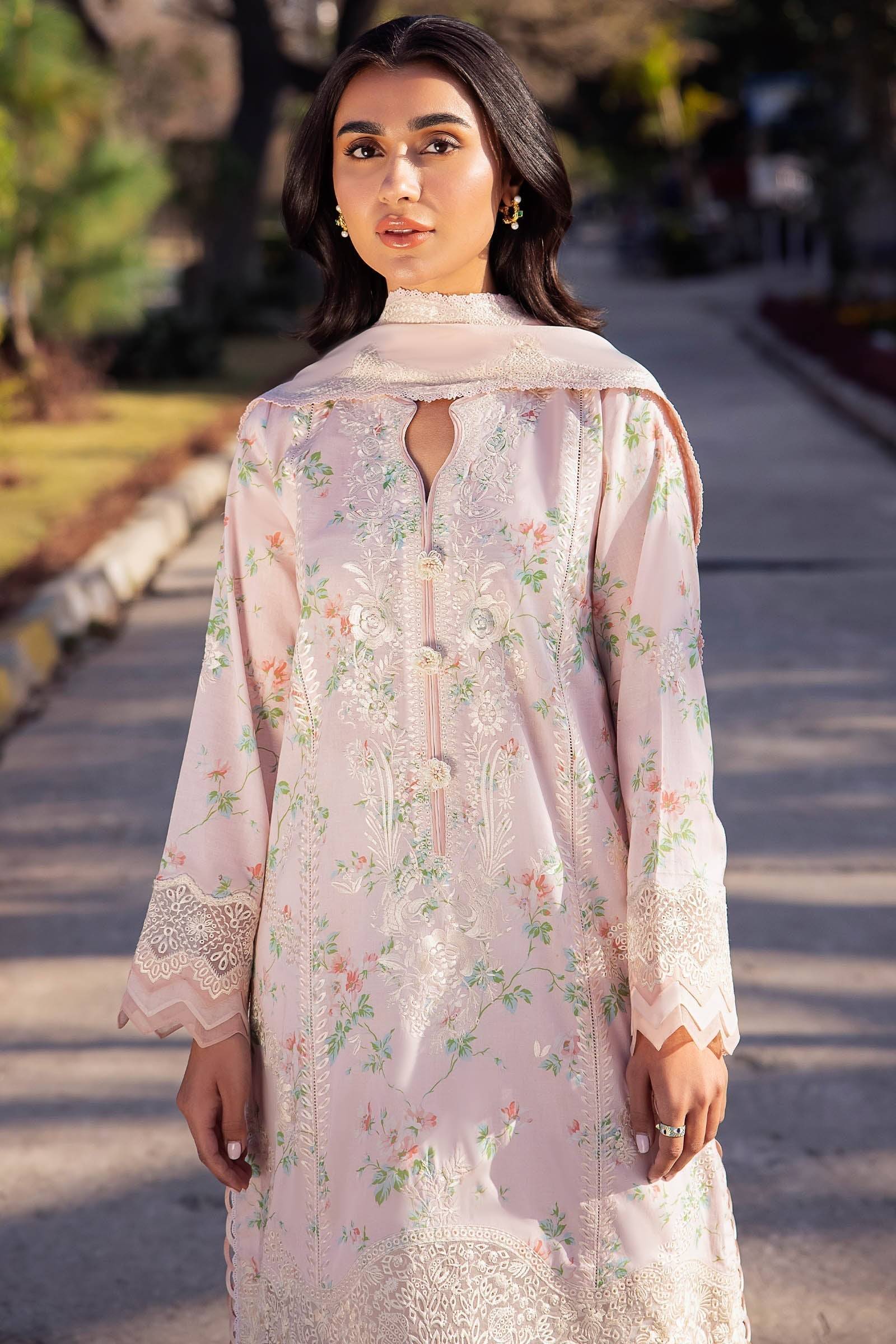 Zaha | Lawn 24 | ASEMA (ZL24-04 A) - Pakistani Designer Dress - by Zaha | Type: Luxury - 100% Original at Saira Sultan