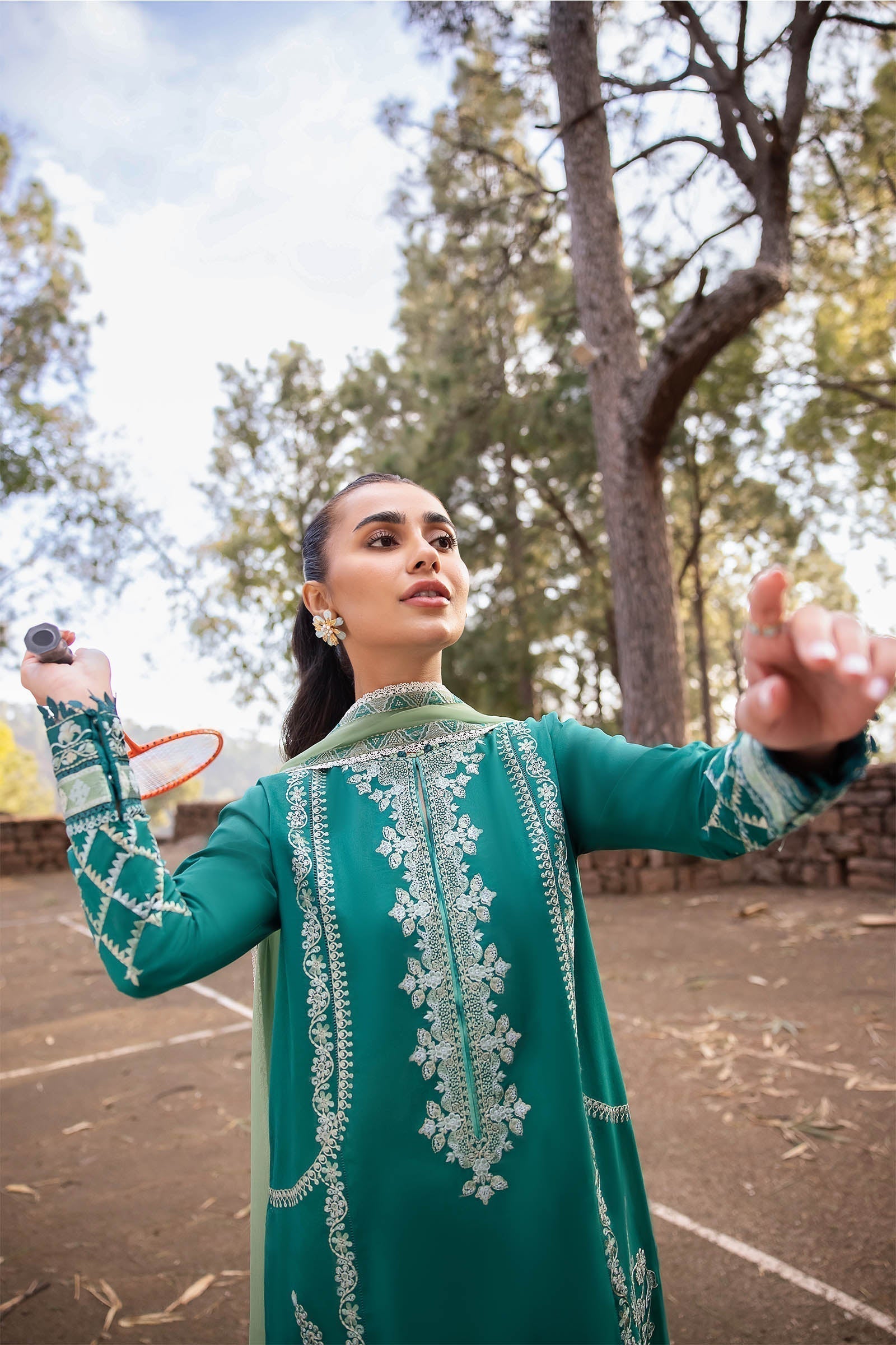 Zaha | Lawn 24 | VEJAH (ZL24-11 B) -  Zaha Luxury -  Saira Sultan