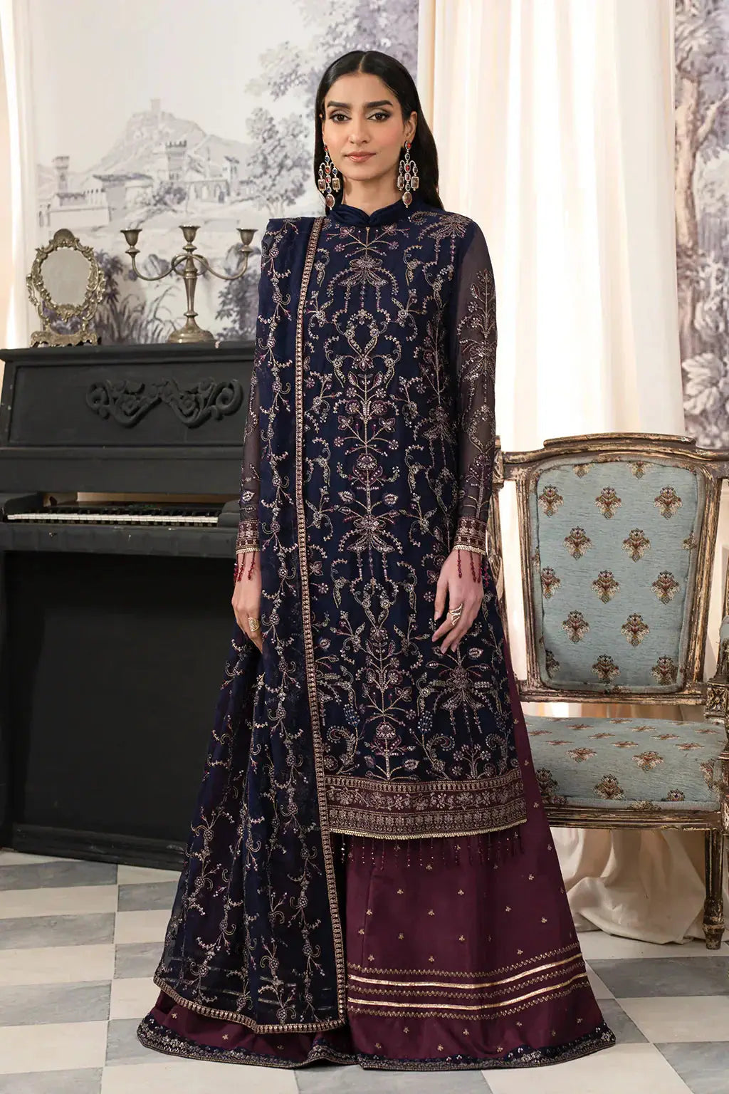 Zarif | Afsanah Formal Edit 24 | ZAF 10 KASHISH - Pakistani Designer Dress - by Zarif | Type: Formal - 100% Original at Saira Sultan