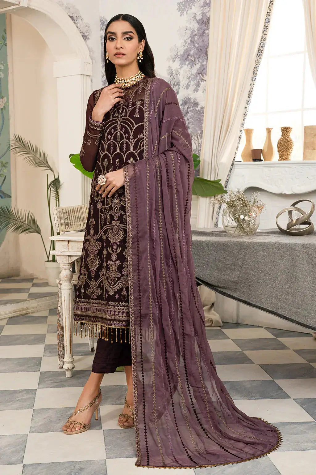 Zarif | Afsanah Formal Edit 24 | ZAF 09 ZINAT - Pakistani Designer Dress - by Zarif | Type: Formal - 100% Original at Saira Sultan