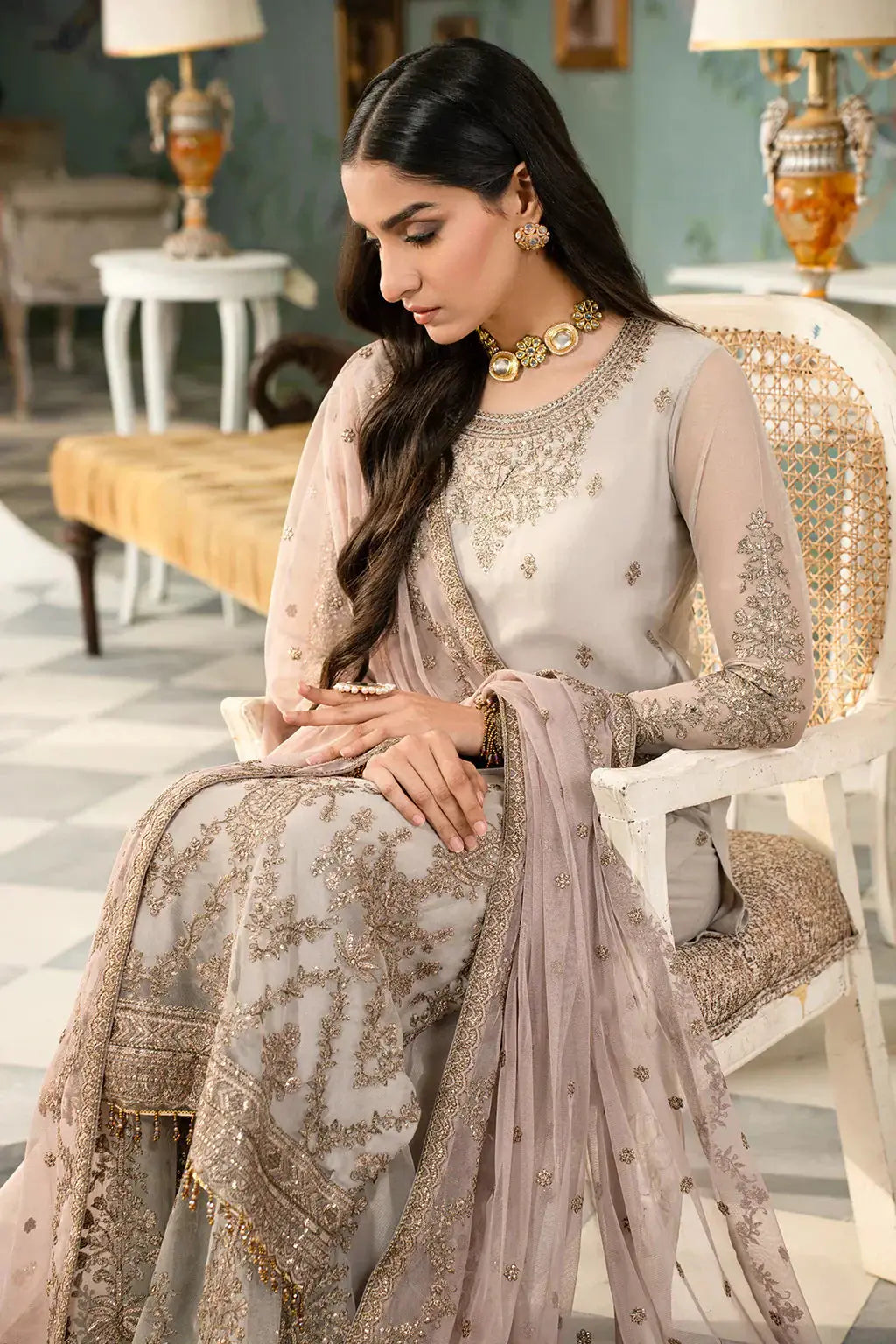Zarif | Afsanah Formal Edit 24 | ZAF 06 NAFEES - Pakistani Designer Dress - by Zarif | Type: Formal - 100% Original at Saira Sultan