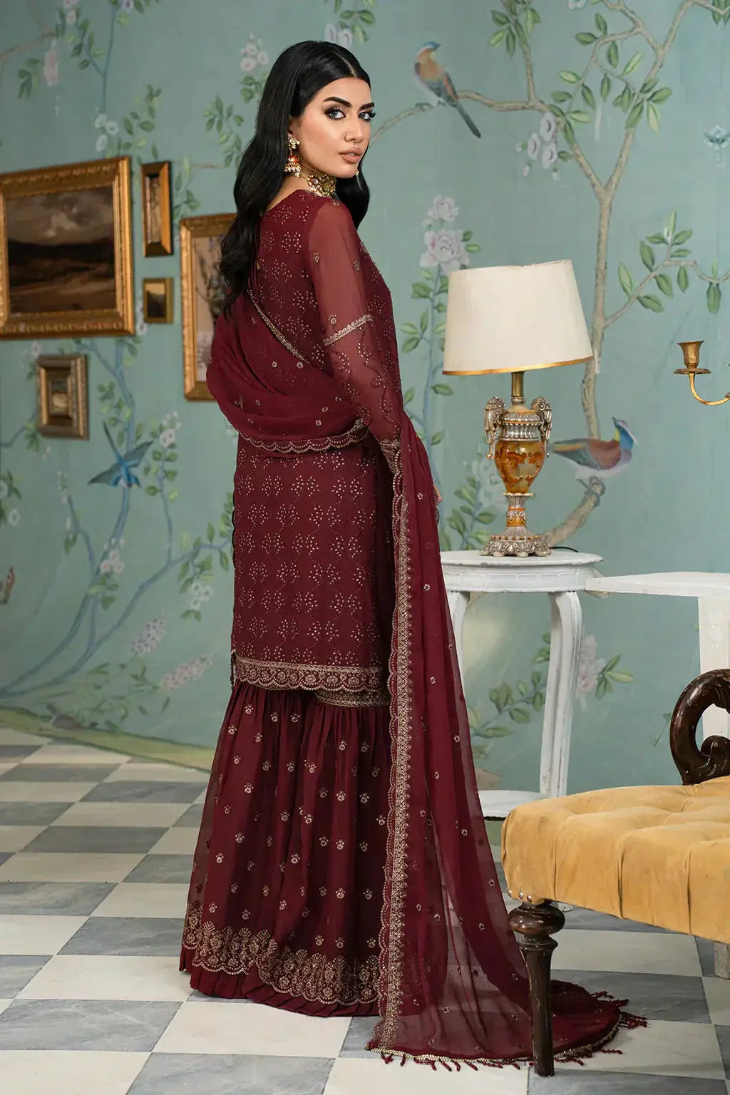 Zarif | Afsanah Formal Edit 24 | ZAF 12 RESHAM - Pakistani Designer Dress - by Zarif | Type: Formal - 100% Original at Saira Sultan